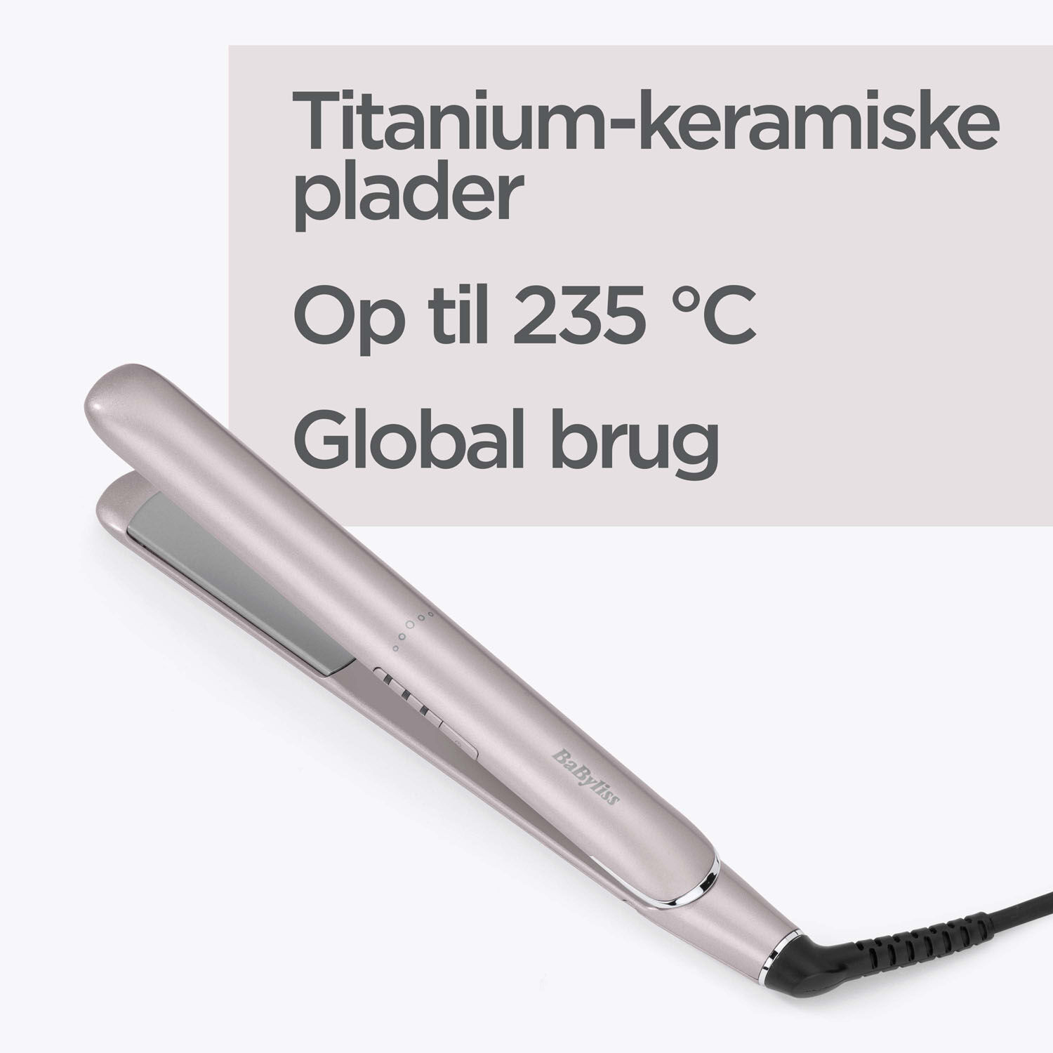 Titanium-keramiske plader. Op til 235&deg;C. Global brug