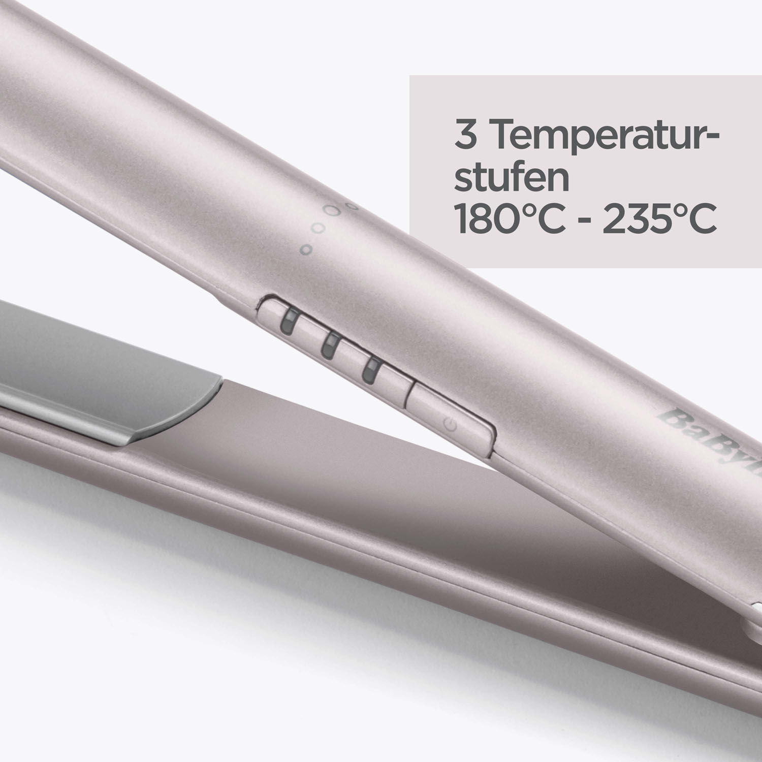 3 Temperaturstufen
180&deg;C - 235&deg;C