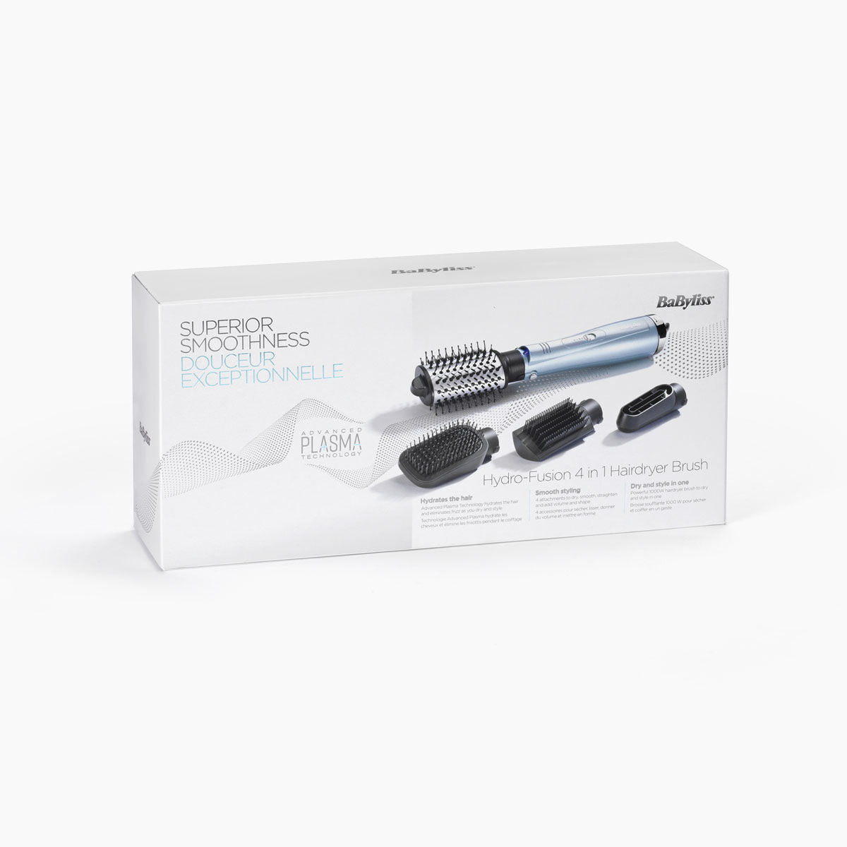 BaByliss Spazzola per capelli AS774E Hydro Fusion Smooth & Shape 1 pz
