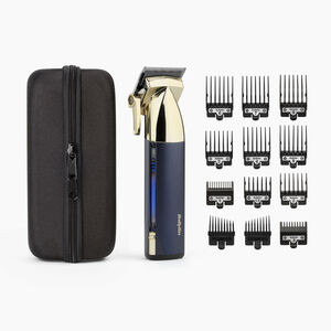 BaByliss Super-X Metal Series Draadloze Tondeuse (goud/blauw)
