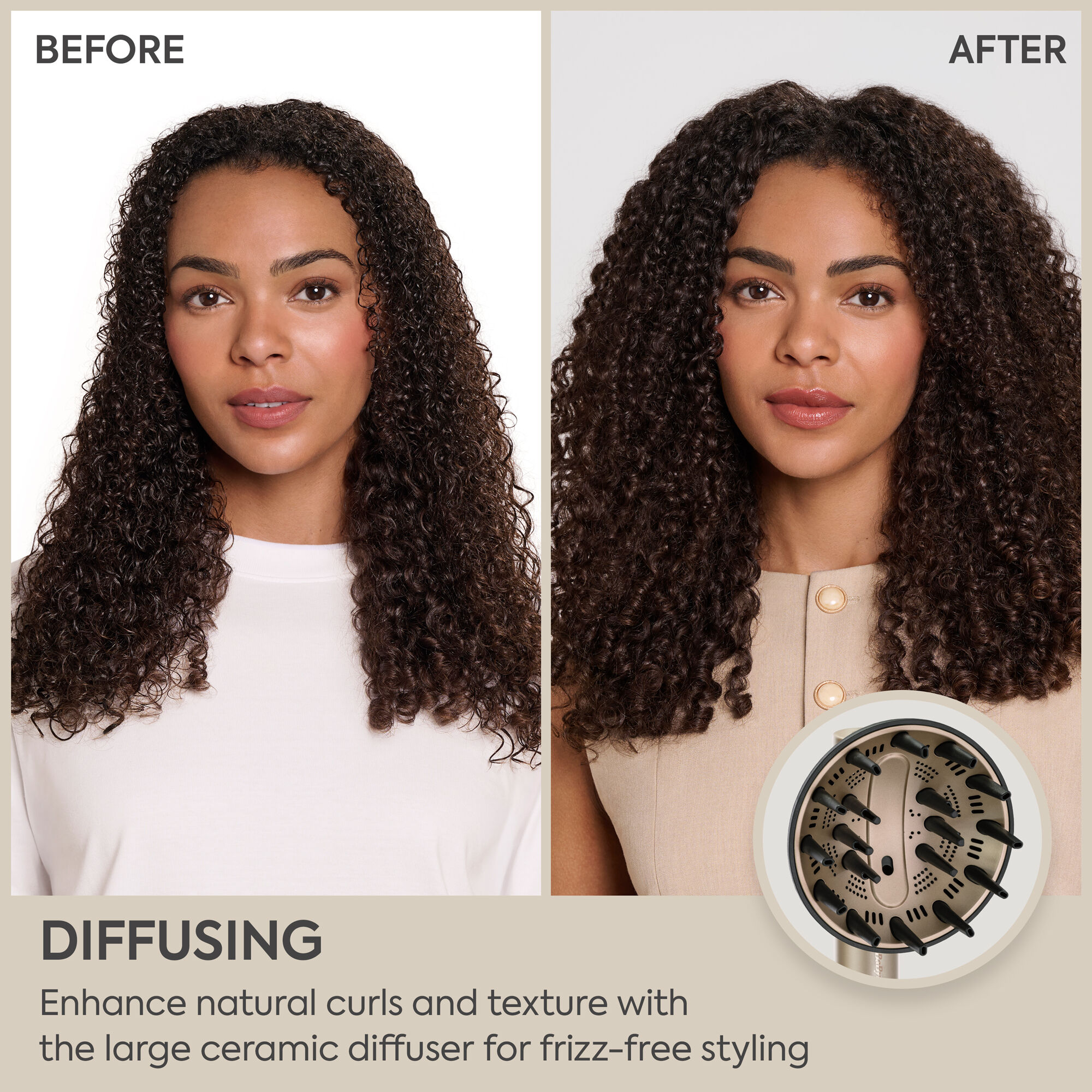 Air Wand Gold Wet-to-Dry Hair Dryer, Straightener & Styler