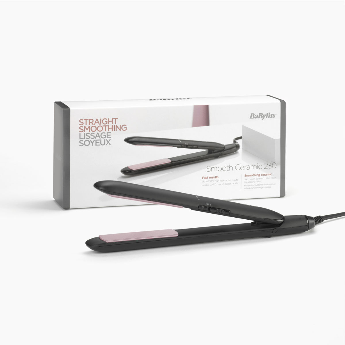 BaByliss Berry Crush 230 Hair Straightener, Quartz-Ceramic Coated