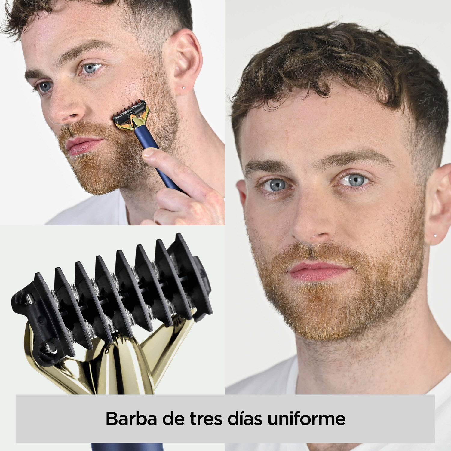 Recortadora X-Blade Super-X Metal Gold Navy BaByliss