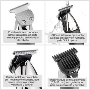 Colecci&oacute;n Super-X Metal de BaByliss Afeitadora de barba