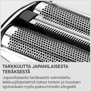 Super-X Metal Series Double Foil Shaver (Silver)