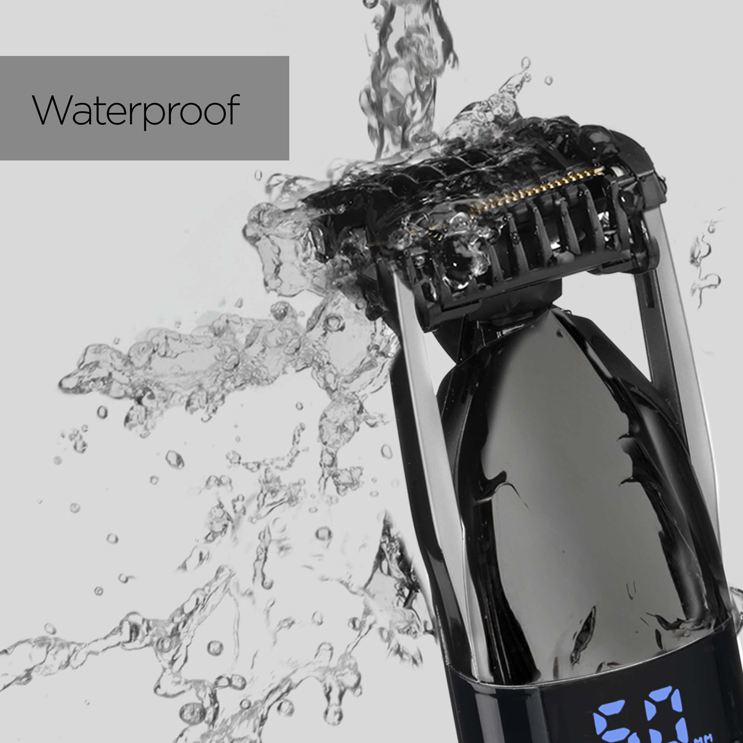 Tondeuse/Trimmer Sans Fil JM Pour Barbe Et Dessin Tribal - Sabots 1,2,3mm, Métal, Neuf Référence 700AL