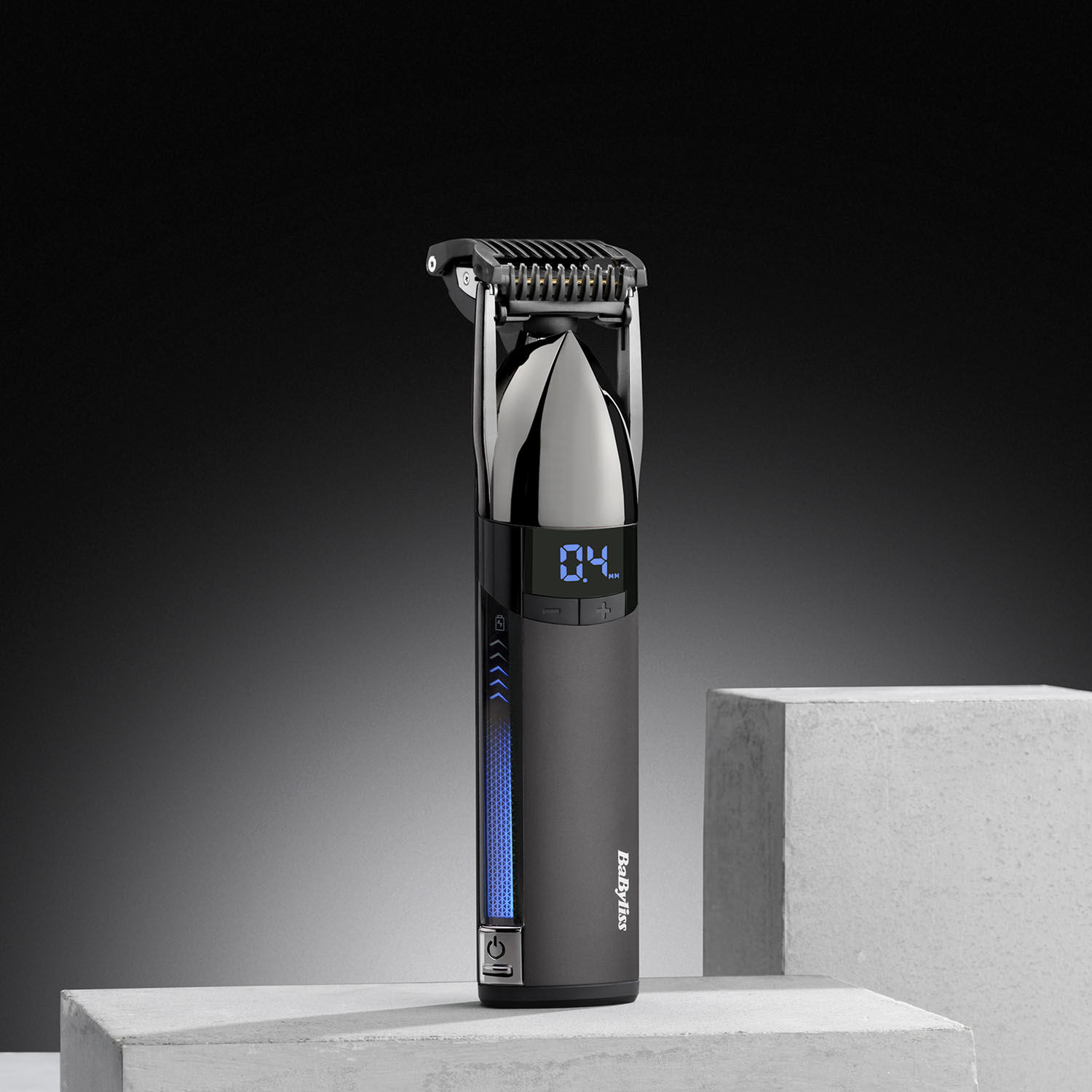 Tondeuse Barbe sans fil Stubble Trimmer Super-X Metal Black - Main Image
