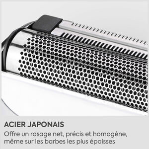 Rasoir &eacute;l&eacute;ctrique &agrave; grille simple Super-X Metal  (Silver Edition)