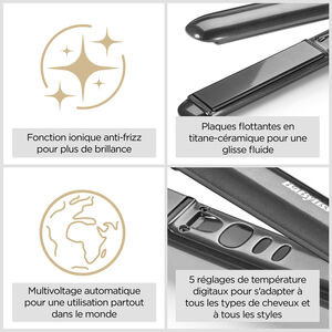 Lisseur professionnel Titanium Shine