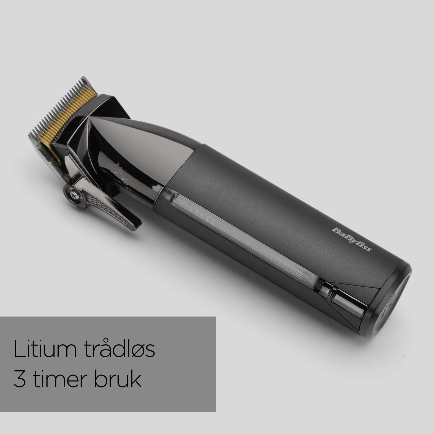 Litium tr&aring;dl&oslash;s. 3 timer bruk