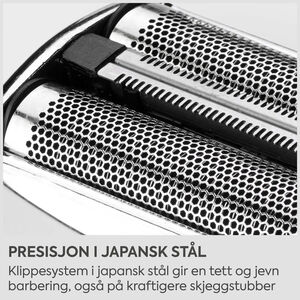 Super-X Metal Series Double Foil Shaver (Silver)