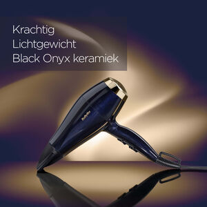 Black Onyx Haardroger - Made in Italy