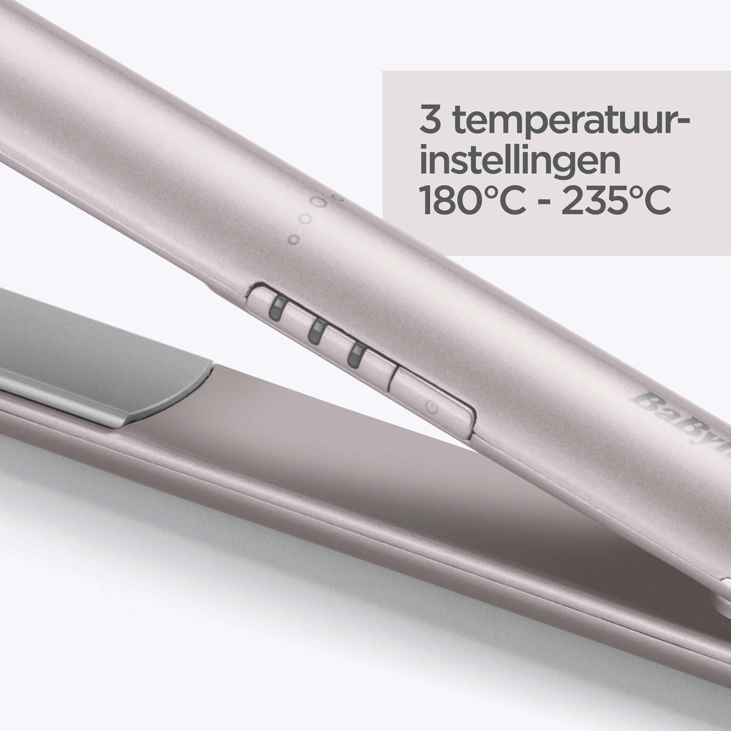 3 temperatuurinstellingen
180&deg;C - 235&deg;C