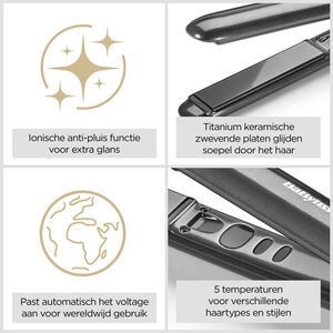 Titanium Shine Professionele Stijltang Styler