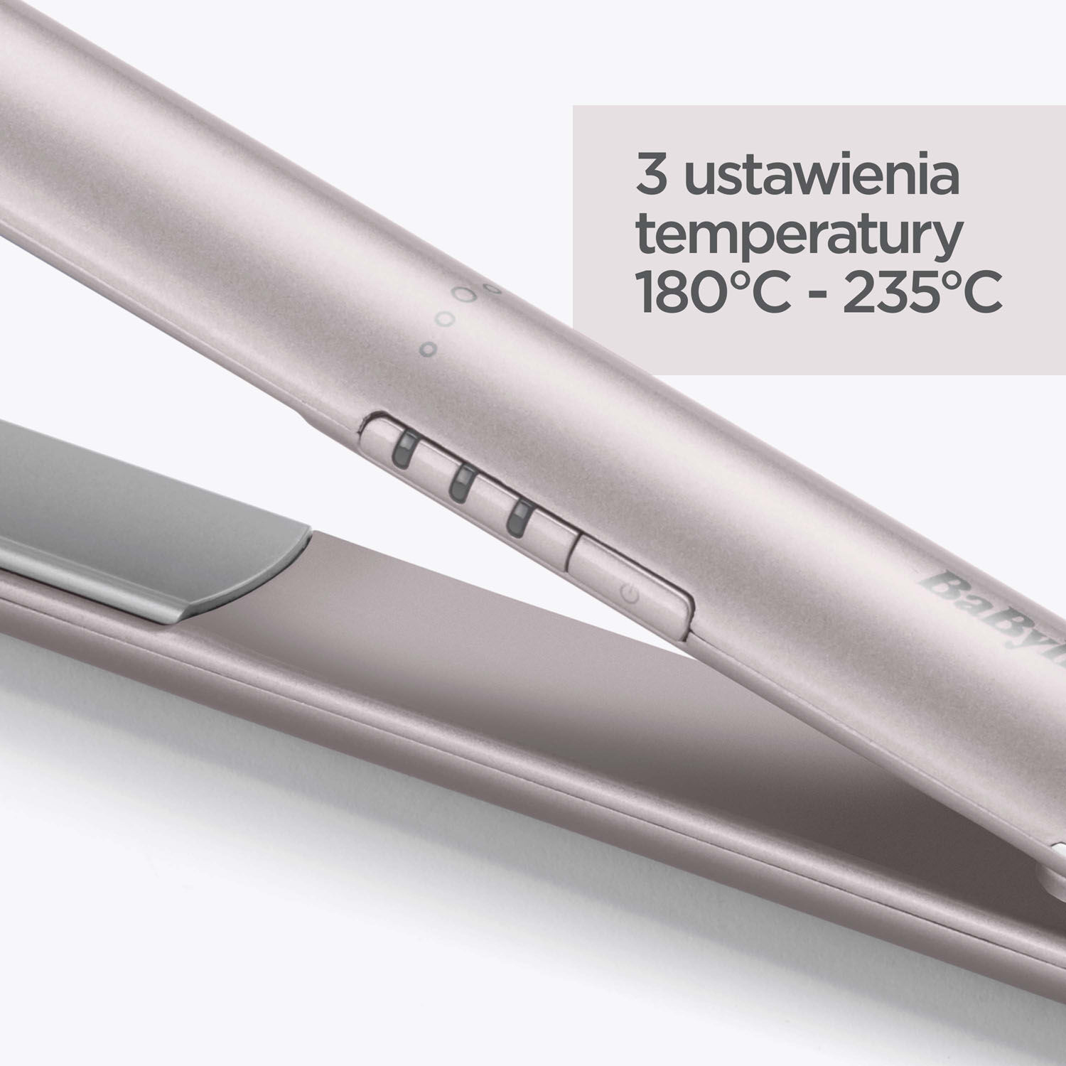 3 ustawienia temperatury
180&deg;C - 235&deg;C