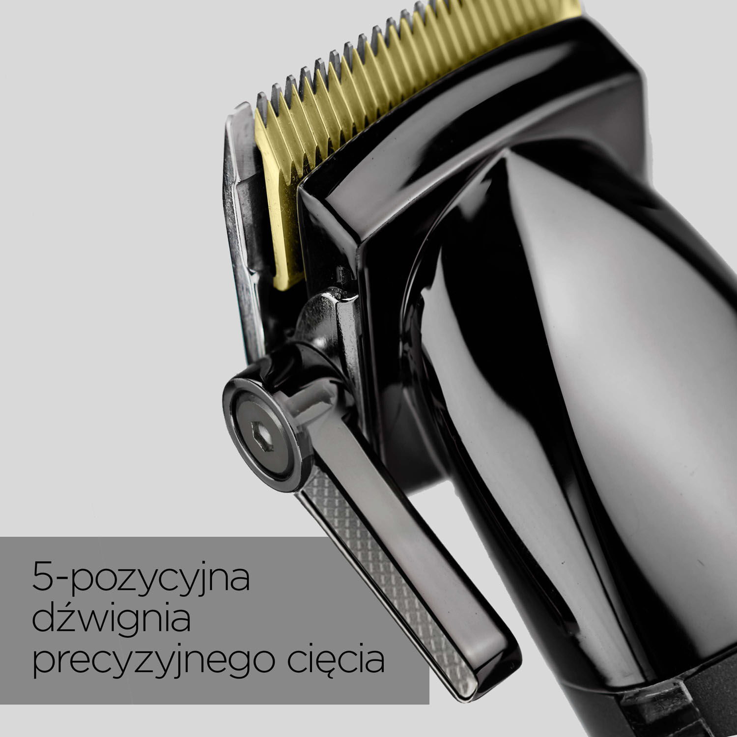 5-pozycyjna dźwignia precyzyjnego cięcia