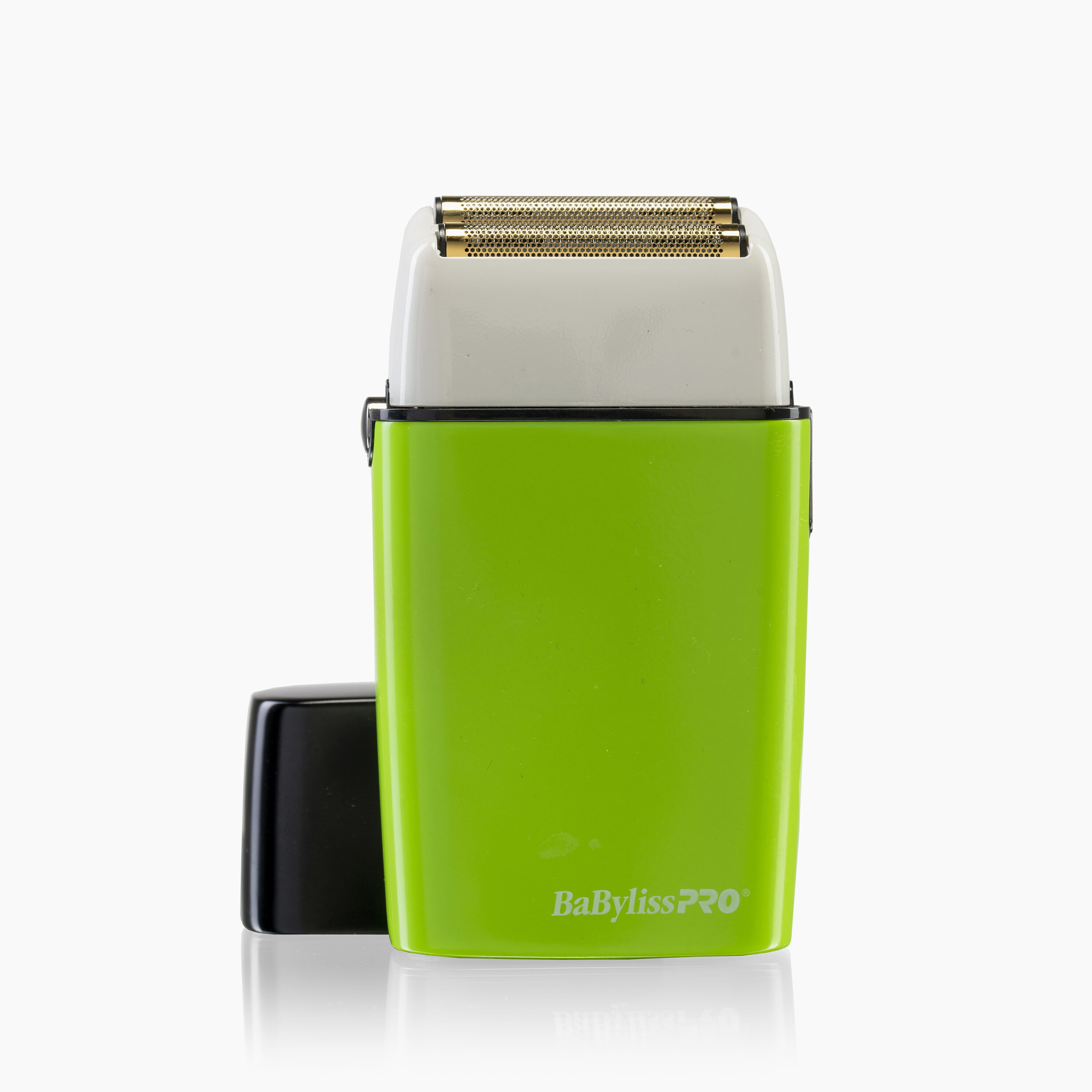 BaBylissPRO CustomFX Foil Shaver met groene, witte en zwarte opties geselecteerd