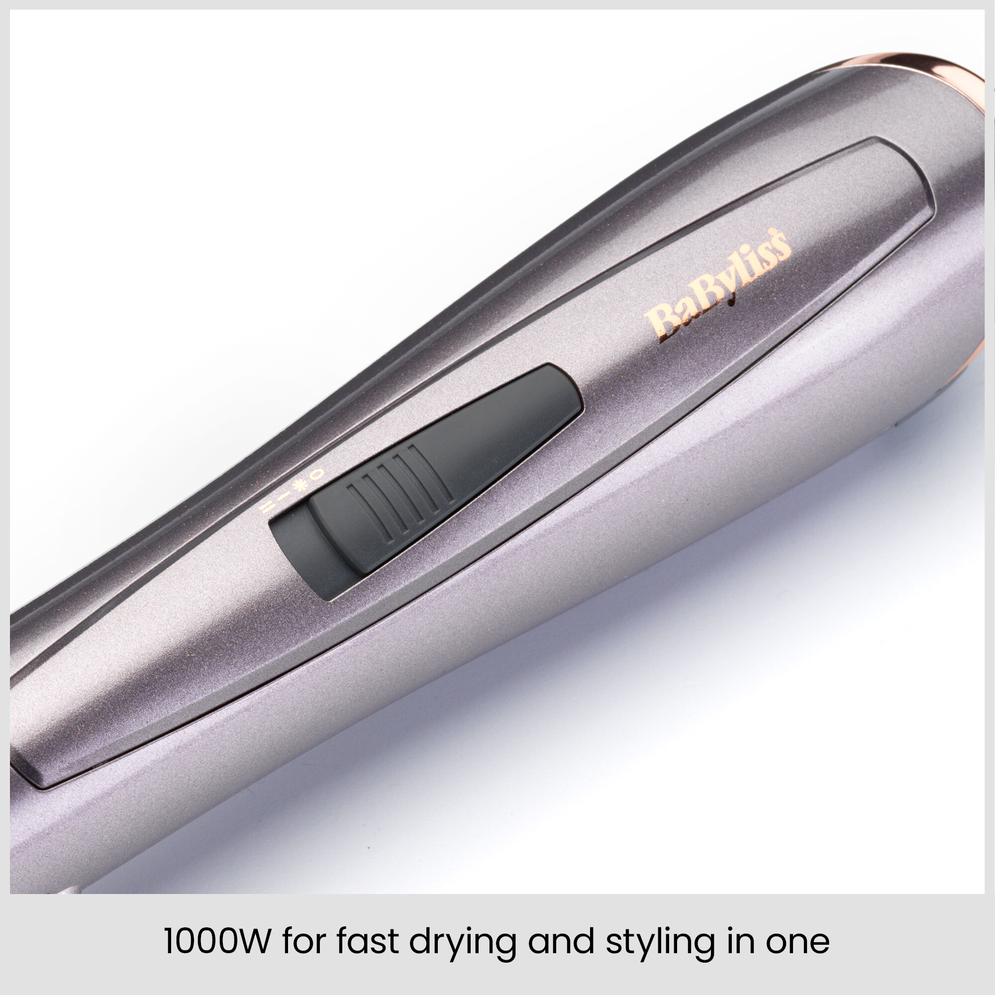 1000W for fast drying and styling in one