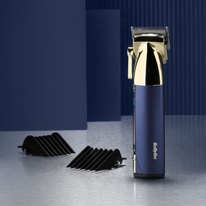Super-X Metal Series Cordless Hair Clipper (Gold/Blue)