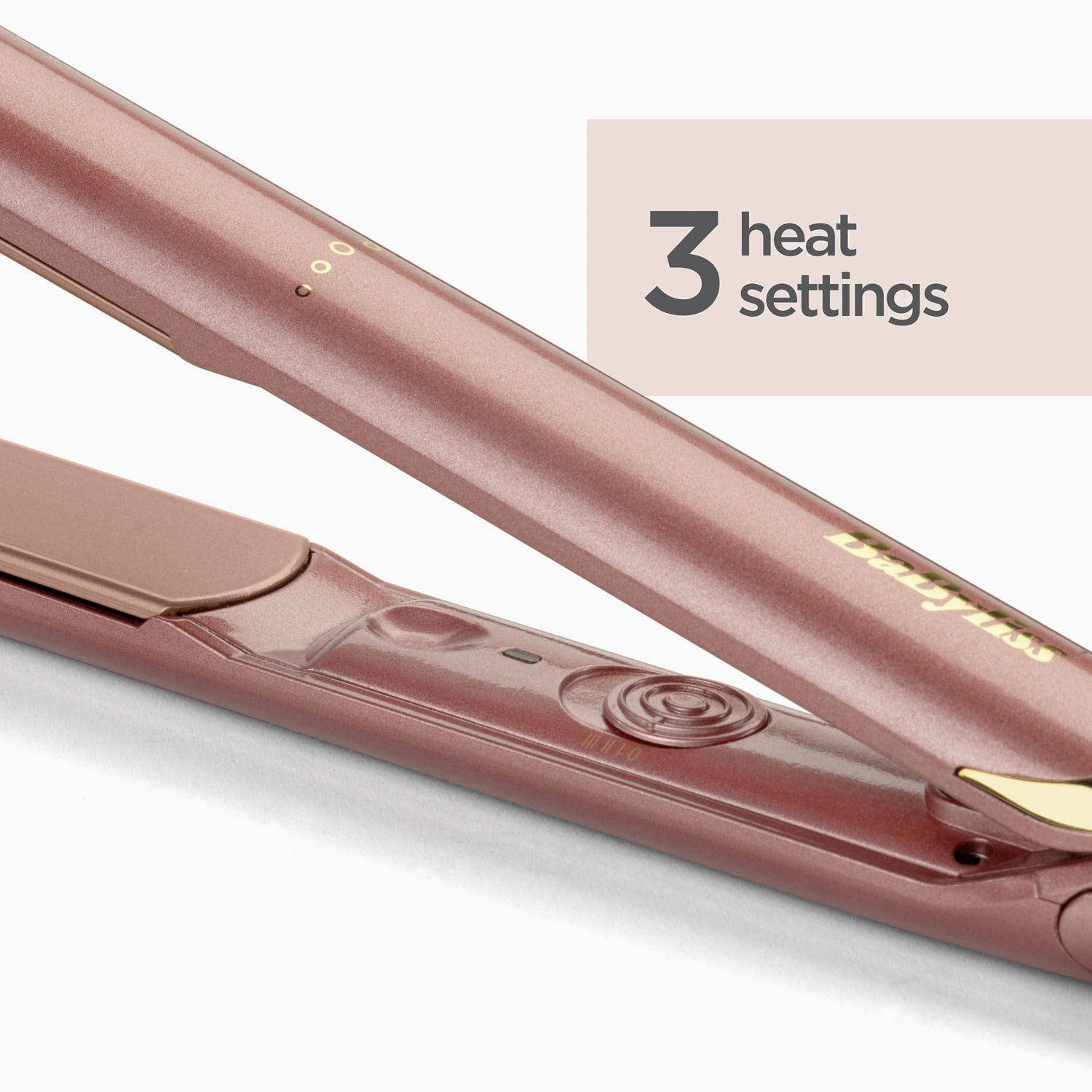 Hair Straightener Babyliss Rose BaByliss PRO Nano Titanium Rose