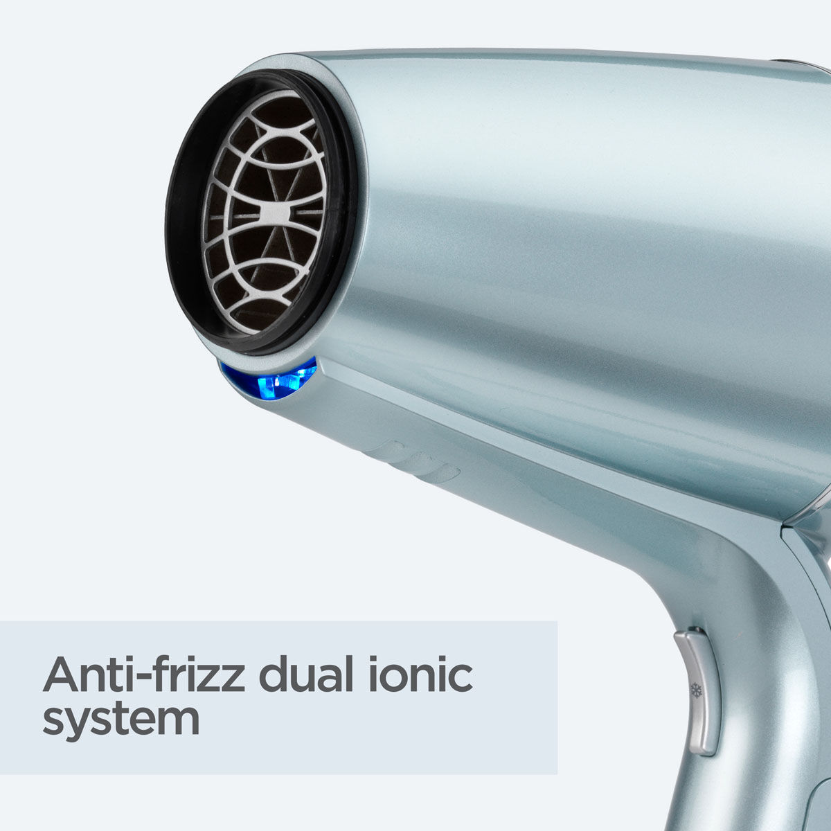 Anti-frizz dual ionic system