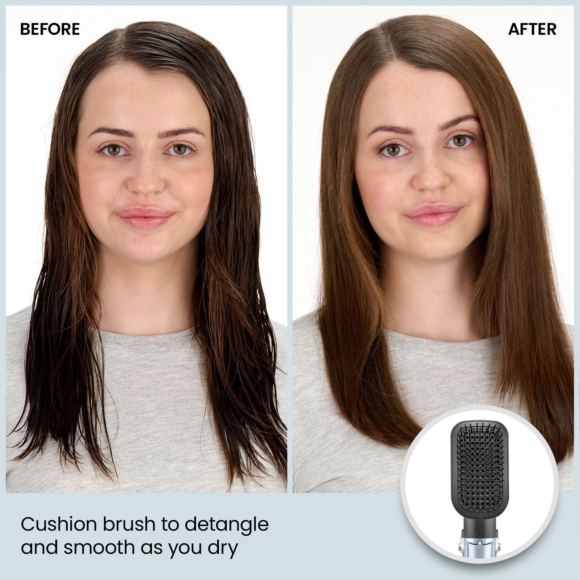 Hydro-Fusion Anti-Frizz 4-in-1 Hair Dryer Brush