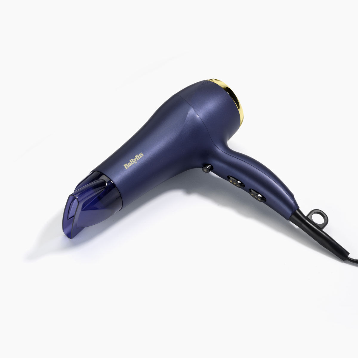 Midnight Luxe 2300 Hair Dryer laying on flat surface