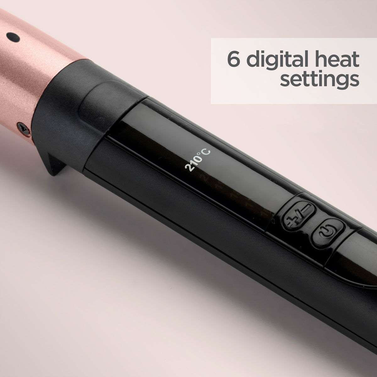 Babyliss Shimmer Curling Wand Rose Quartz Conical Curling Wand