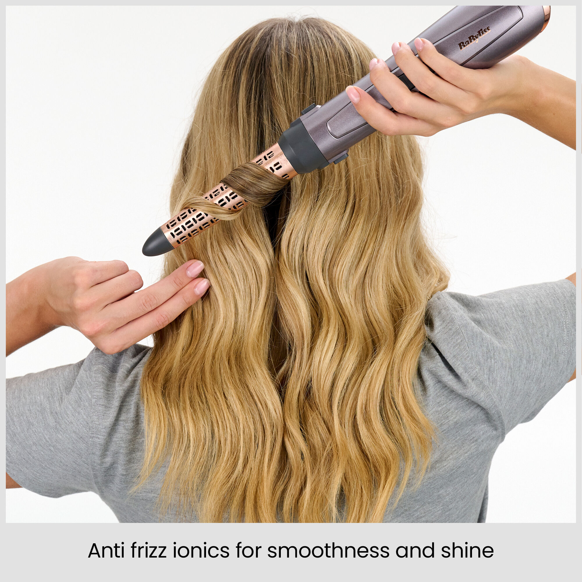 Anti-frizz ionics for smoothness and shine