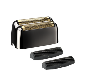 Image of Titanium Double Foil Shaver Replacement Foils & Cutters (Black)