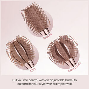 Soft-Care Expandable Swirl Hair  Brush