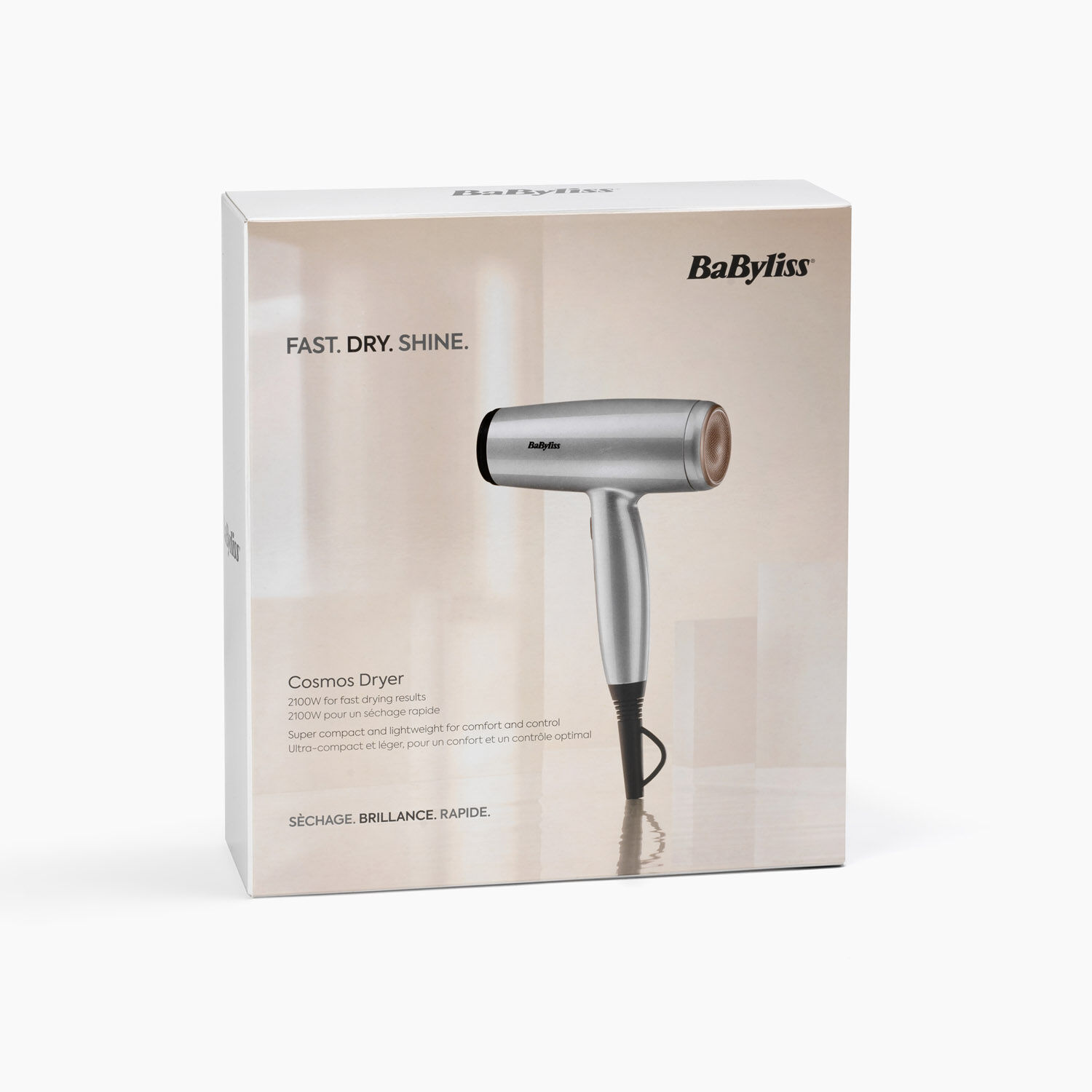 Compact Babyliss Fast Drying Sechage Rapide Hair Dryers Cosmos