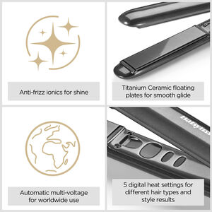 Titanium Shine Professional Hair Straightener Styler