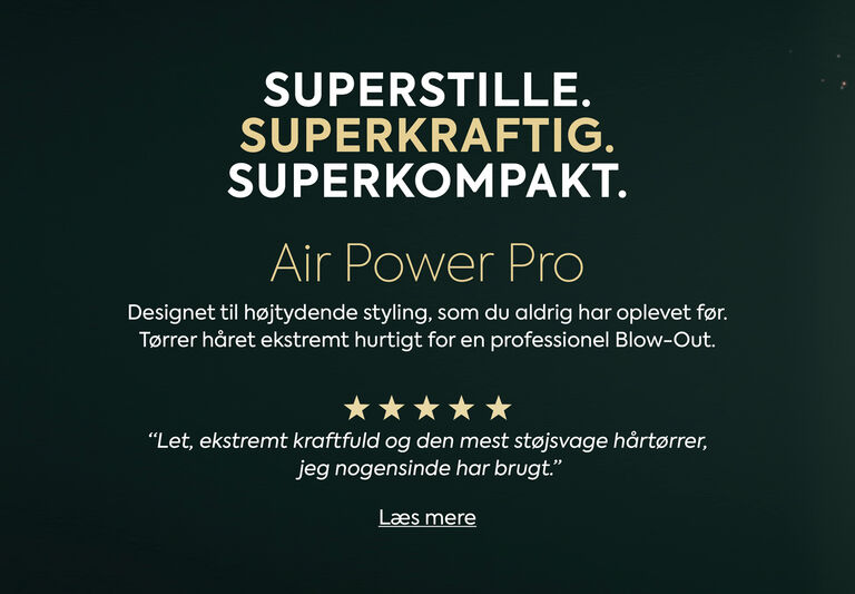 AIR POWER PRO - SUPERSTILLE. SUPERKRAFTIG. SUPERKOMPAKT. 