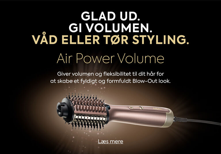 AIR POWER VOLUME - Giver volumen og fleksibilitet til dit hår for at skabe et fyldigt og formfuldt Blow-Out look.