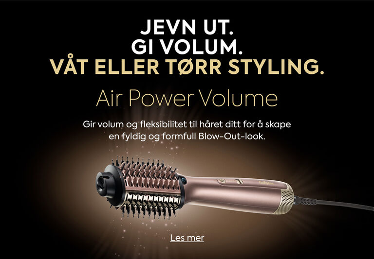 AIR POWER VOLUME - Gir volum og fleksibilitet til håret ditt for å skape en fyldig og formfull Blow-Out-look.