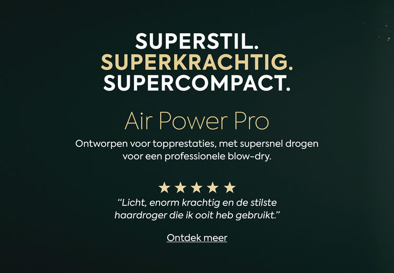 Air Power Pro - Ontworpen voor topprestaties, met supersnel drogen voor een professionele blow-dry.