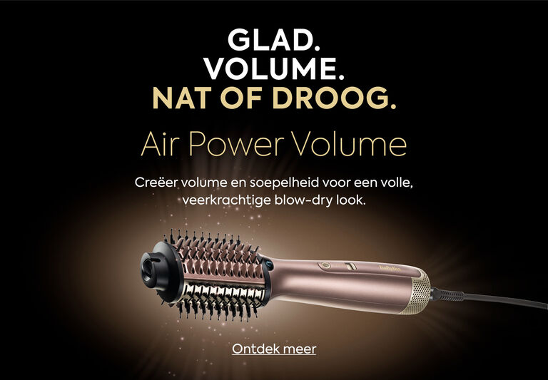 AIR POWER VOLUME - Cre&euml;er volume en soepelheid voor een volle, veerkrachtige blow-dry look.