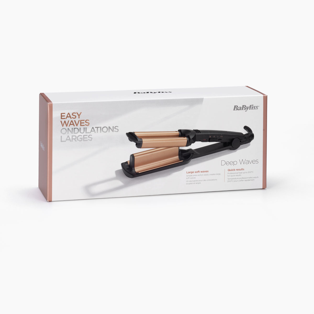 Tenacillas efecto ondas al agua| Tenacillas de Pelo - BaByliss