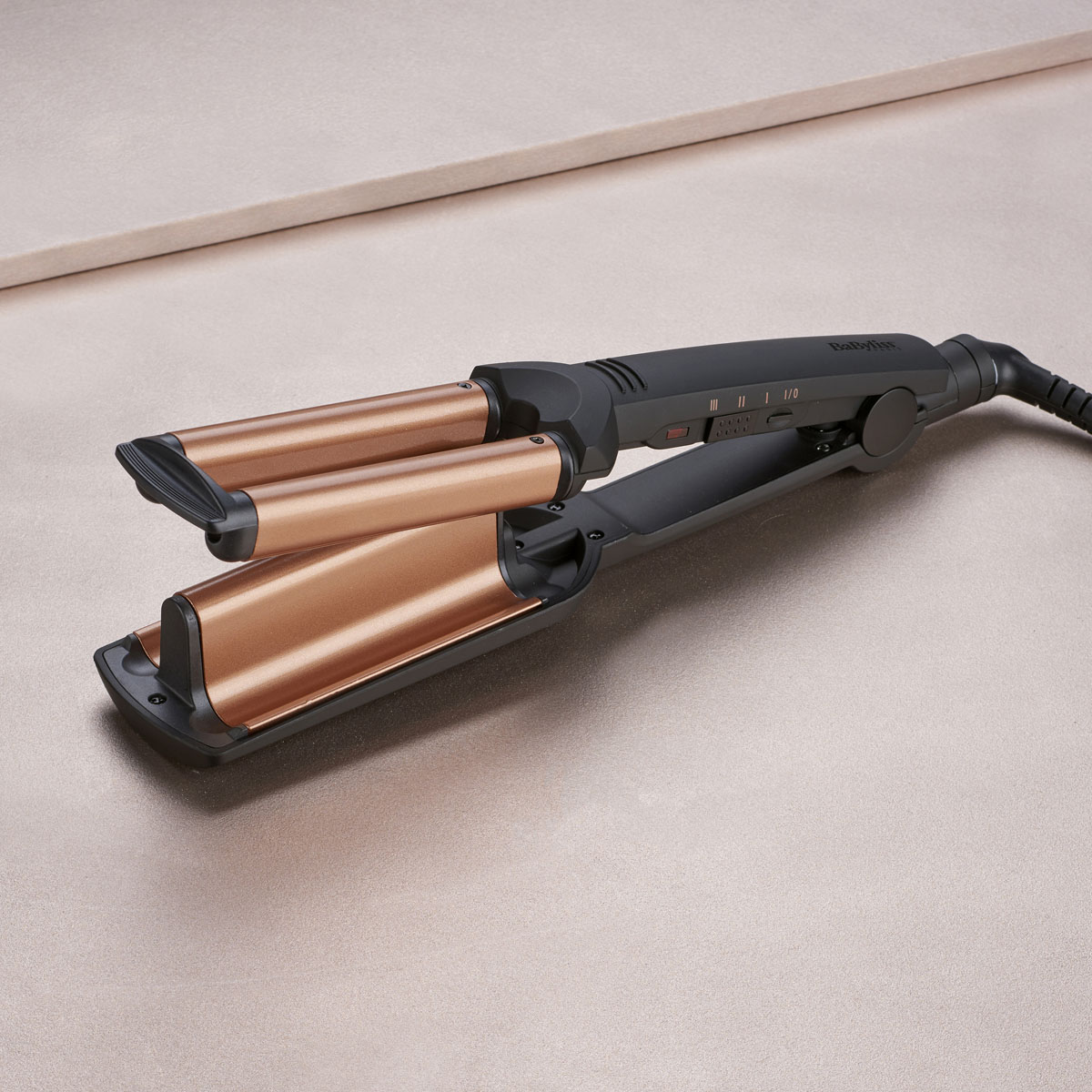 Tenacillas efecto ondas al agua| Tenacillas de Pelo - BaByliss