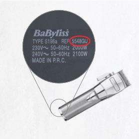 Example of model number on Clippers/trimmers